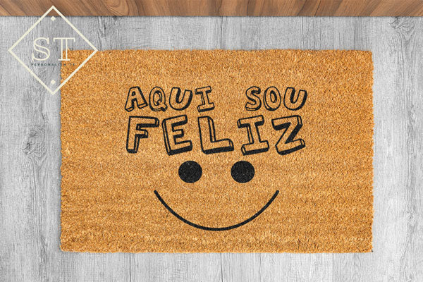 Alfombra Aquí Estoy Feliz